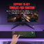 HXSJ V200 Wired K68 RGB Streamer Mini Gaming Keyboard 19-Key Conflict-Free Membrane Keyboard but Mechanical Feel for Game/Office - Slobuy
