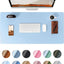 Office Desk Mat,Non-Slip PU Leather Desk Blotter, Computer Desk Pad, Waterproof Desk Writing Pad for Office and Home 60cm x 35cm - Slobuy