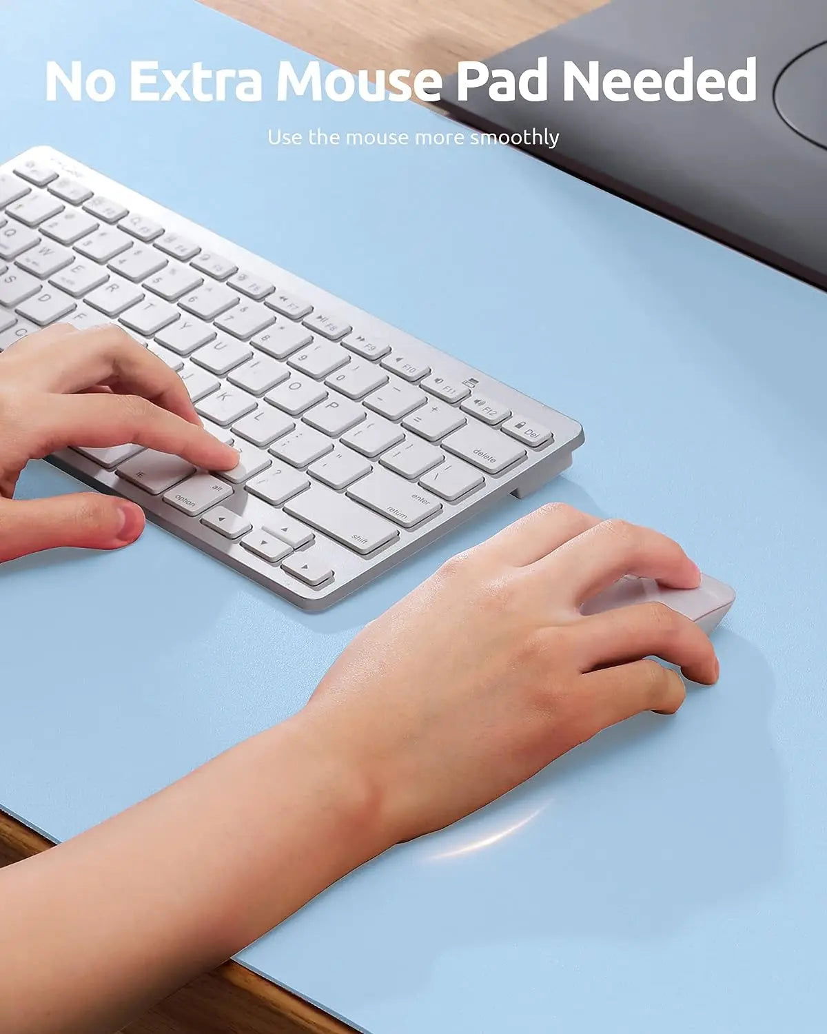 Office Desk Mat,Non-Slip PU Leather Desk Blotter, Computer Desk Pad, Waterproof Desk Writing Pad for Office and Home 60cm x 35cm - Slobuy