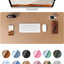 Office Desk Mat,Non-Slip PU Leather Desk Blotter, Computer Desk Pad, Waterproof Desk Writing Pad for Office and Home 60cm x 35cm - Slobuy