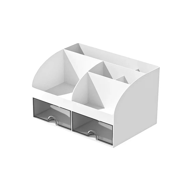 Office Desktop Storage Box Organizer Transparent Small Drawer Storage Cabinet Student Desk Stationery Sundries Organizer Boxes - Slobuy