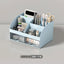 Office Desktop Storage Box Organizer Transparent Small Drawer Storage Cabinet Student Desk Stationery Sundries Organizer Boxes - Slobuy