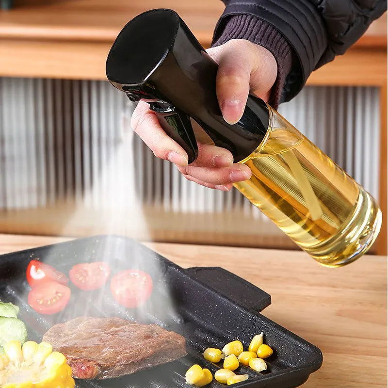 Oil Spray Bottle for Cooking Kitchen Olive Oil Sprayer for Camping BBQ Baking Vinegar Soy Sauce 200ml 300ml - Slobuy