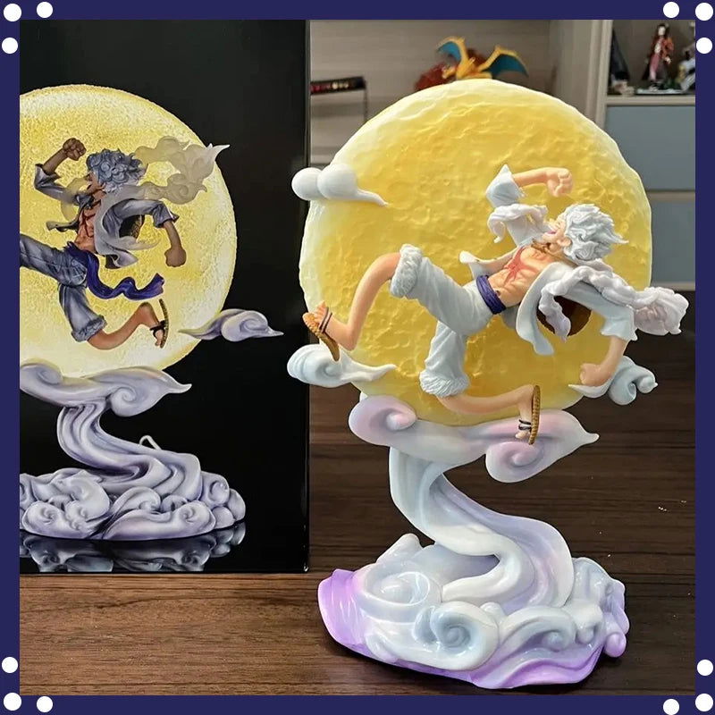 One Piece Anime Figure Moon Fairy Nika Monkey D Luffy  Action Figure Statue Model Doll Collection Christmas Toys Gift 29cm - Slobuy