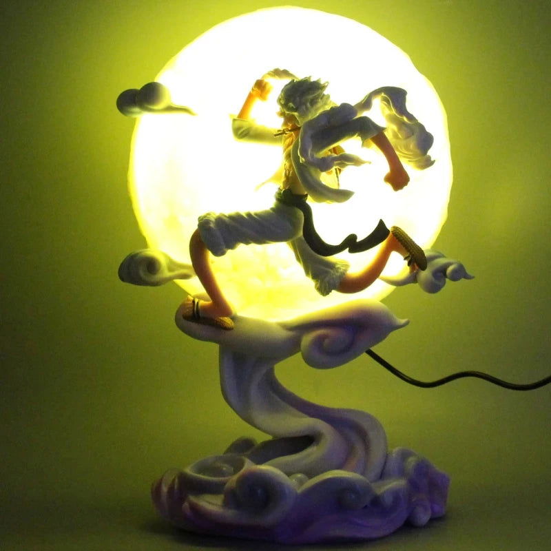 One Piece Anime Figure Moon Fairy Nika Monkey D Luffy  Action Figure Statue Model Doll Collection Christmas Toys Gift 29cm - Slobuy