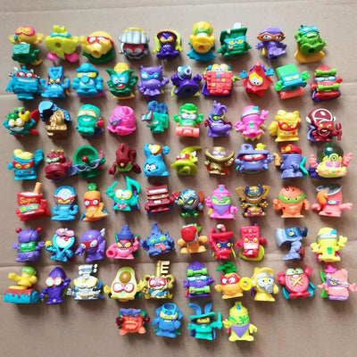 Original 15pcs Different Superzings Superthings Action Figures 3CM Super Zings Garbage Trash Collection Toys Model - Slobuy