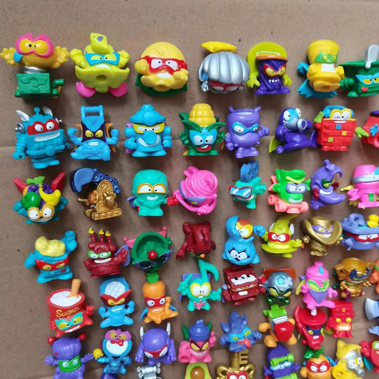 Original 15pcs Different Superzings Superthings Action Figures 3CM Super Zings Garbage Trash Collection Toys Model - Slobuy