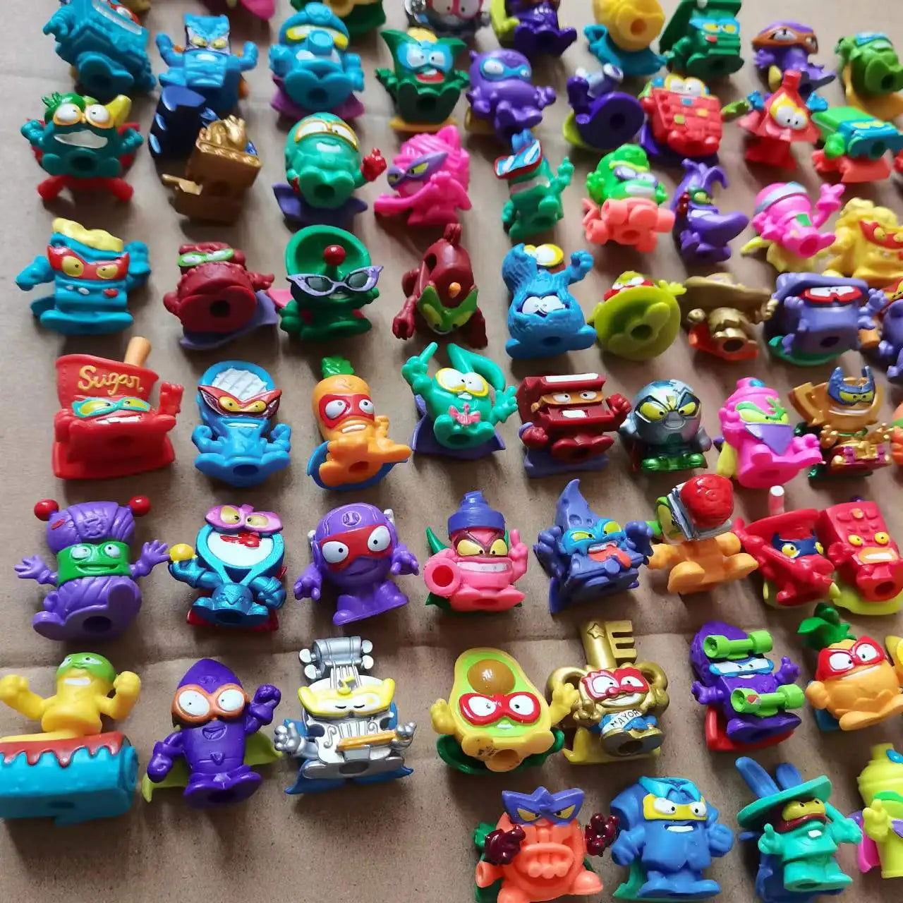 Original 15pcs Different Superzings Superthings Action Figures 3CM Super Zings Garbage Trash Collection Toys Model - Slobuy