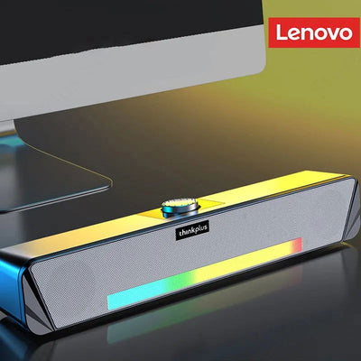 Original Lenovo TS33 Wired and Bluetooth 5.0 Speaker 360 Home Movie Surround Sound Bar Audio Speaker For Desk Computer Subwoofer - Slobuy