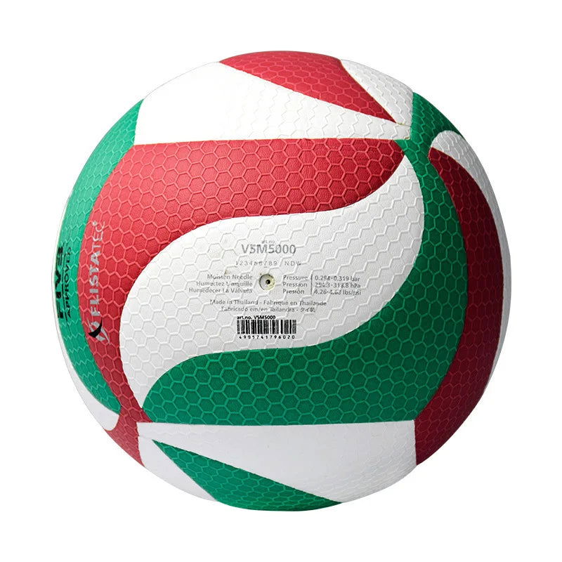 Original Molten V5M5000 Volleyball Standard Size 5 PU Ball for Students Adult and Teenager Competition Training Outdoor Indoor - Slobuy