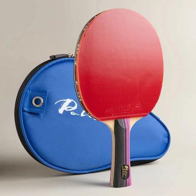 Original PALIO 3 Stars Carbon Table Tennis Racket with CJ8000 Rubber Loop Offensive Spin Attack Ping Pong Bat with Bag - Slobuy