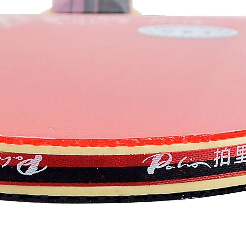 Original PALIO 3 Stars Carbon Table Tennis Racket with CJ8000 Rubber Loop Offensive Spin Attack Ping Pong Bat with Bag - Slobuy