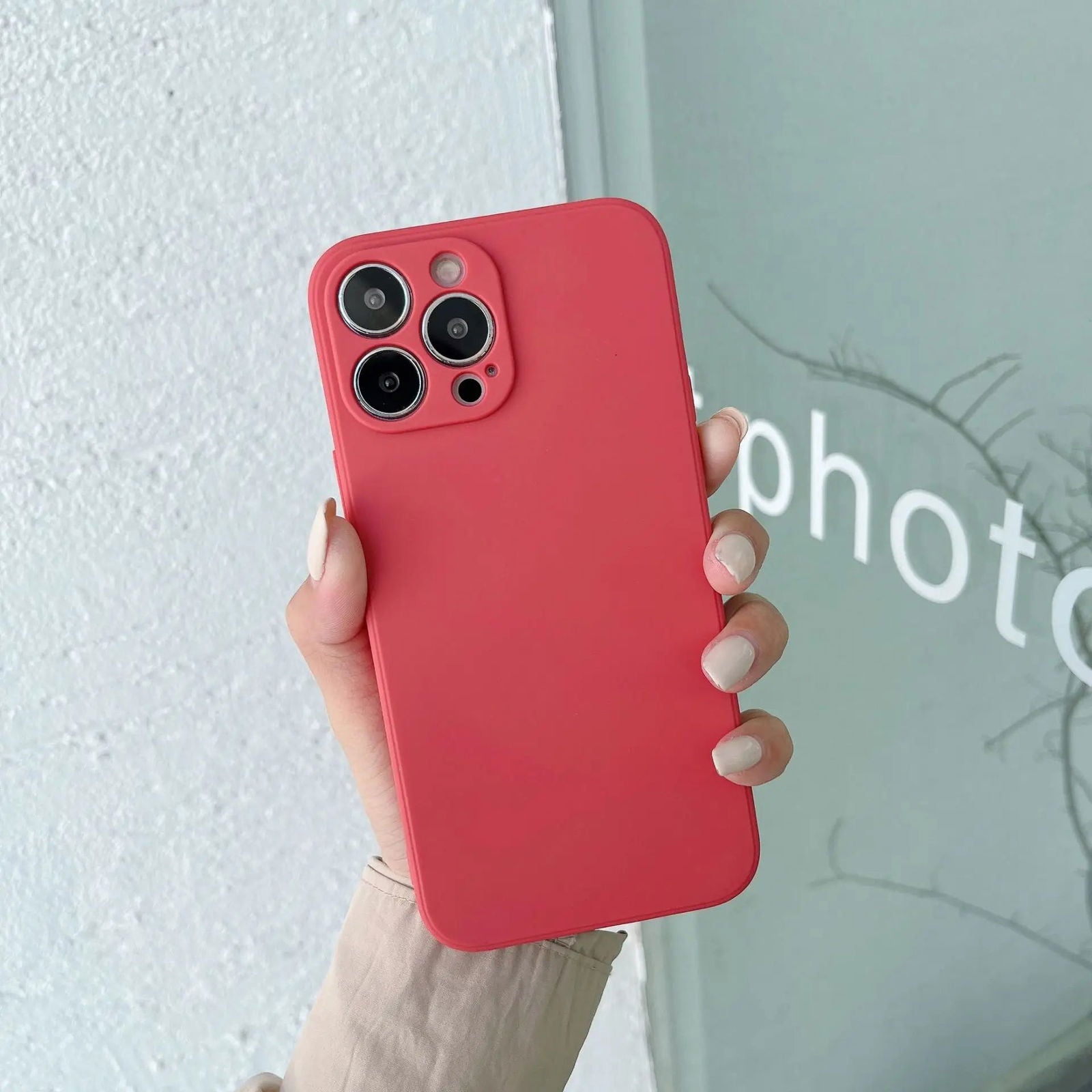 Original Square Liquid Silicone Phone Case For iPhone 15 14 13 11 12 Pro Max Mini X XS 7 8 Plus SE 2020 Shockproof Back Cover - Slobuy