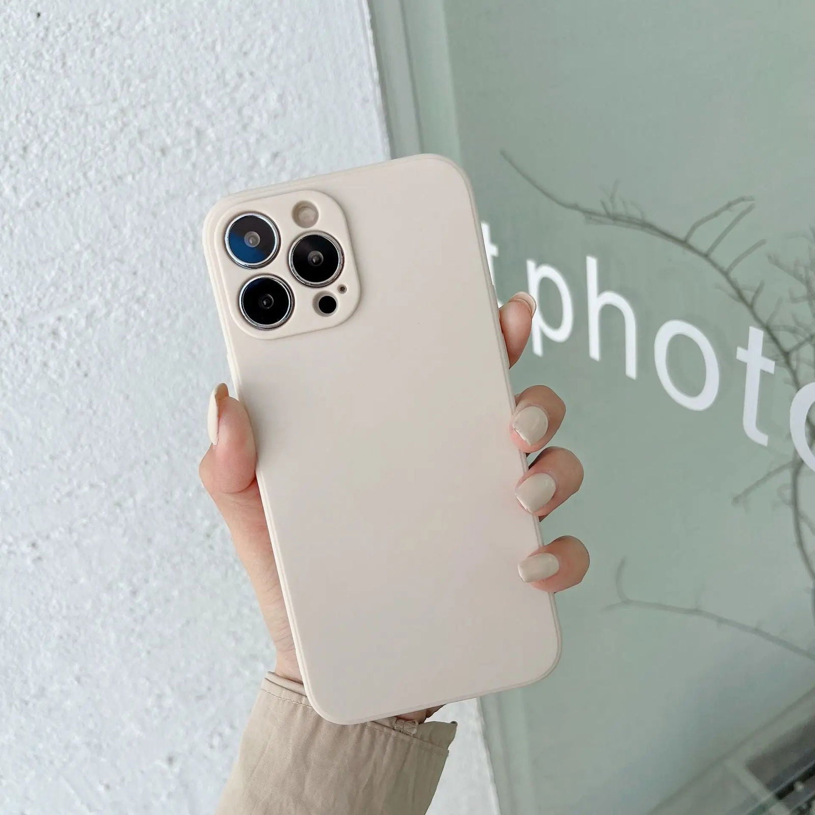 Original Square Liquid Silicone Phone Case For iPhone 15 14 13 11 12 Pro Max Mini X XS 7 8 Plus SE 2020 Shockproof Back Cover - Slobuy