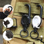 Outdoor Automatic Heavy Duty Retractable Wire Rope Luya Anti-theft Tactical Carabiner Keychain Telescopic Hook Tool Camping Gear - Slobuy