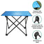 Outdoor Foldable Table Portable Camping Desk Aluminum Alloy  Folding Desk For Outdoor Garden Picnic BBQ - Slobuy