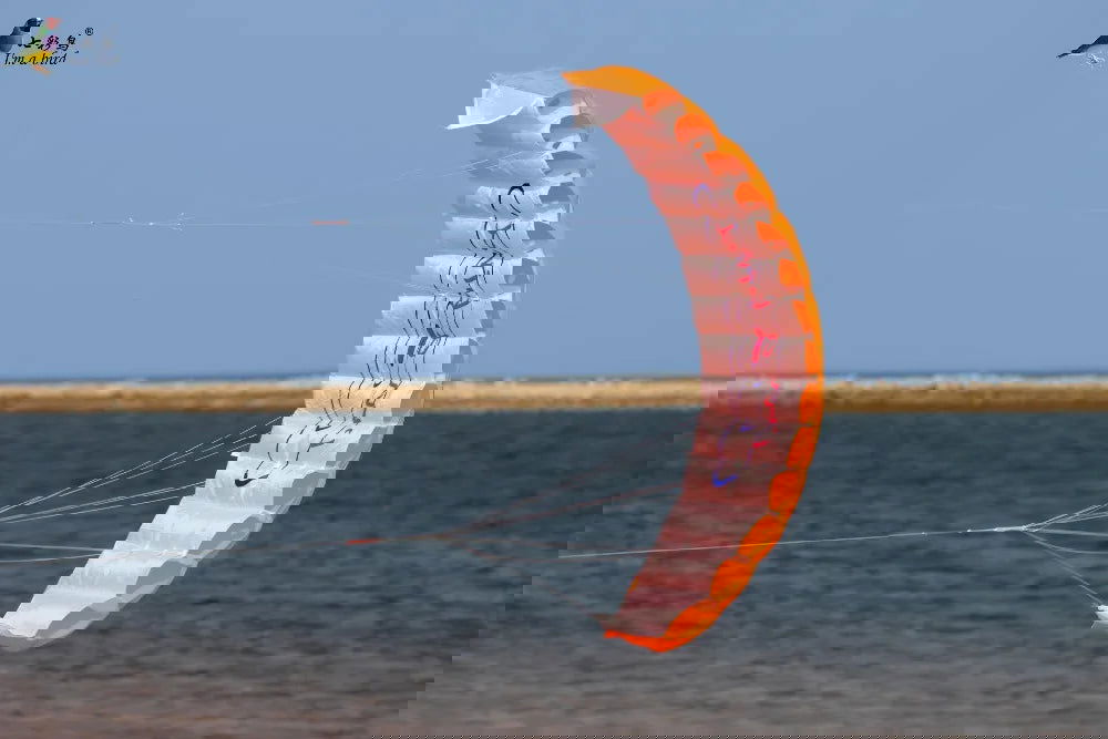 Outdoor Fun Sports Power Dual Line Stunt Parafoil Parachute Rainbow Sports Beach Kite For Beginner - Slobuy
