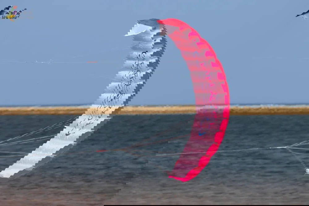 Outdoor Fun Sports Power Dual Line Stunt Parafoil Parachute Rainbow Sports Beach Kite For Beginner - Slobuy