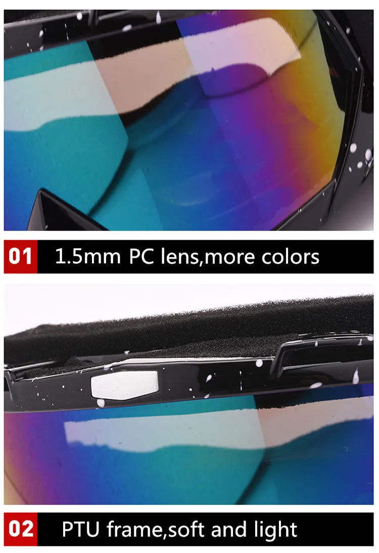 Outdoor Motorcycle Goggles Cycling MX Off-Road Ski Sport ATV Dirt Bike Racing Glasses For Fox Motocross Eyewear Protection Moto - Slobuy