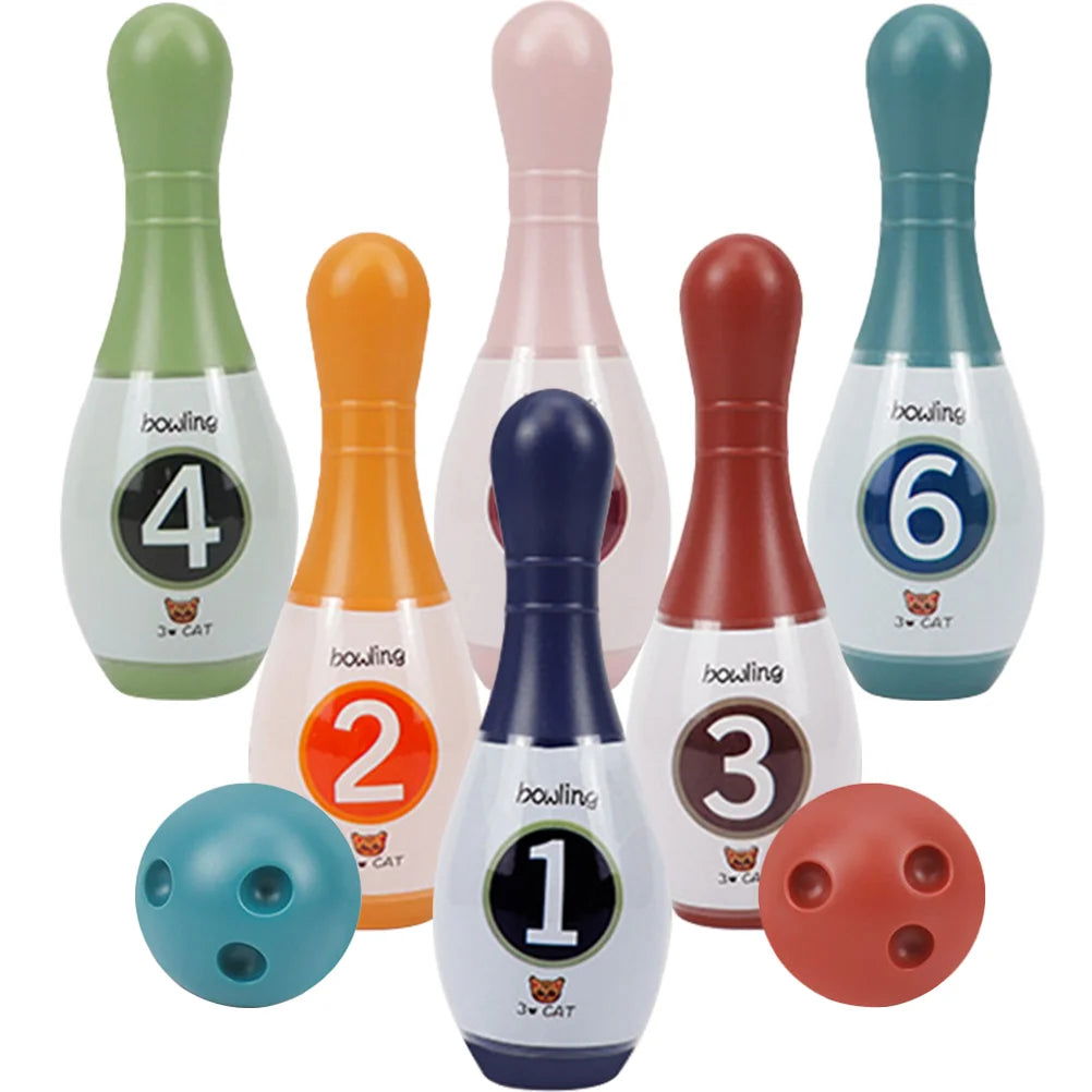 Outdoor Playset Children'S Bowling Indoor Number Kids Toys Game For Pin Toddler Bowling Set Education Toys For Kids Toddlers - Slobuy