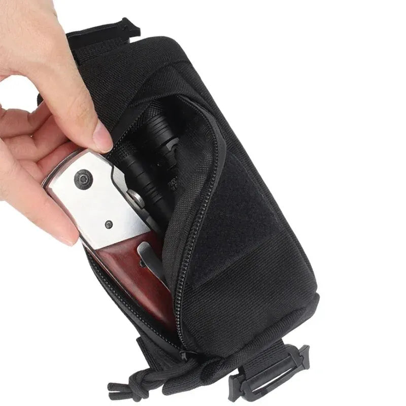 Outdoor Shoulder Strap Bag Backpack Sundries Accessories Pouch 900D Nylon EDC Tactical Molle Medical Bag Travel Hiking Hunting - Slobuy