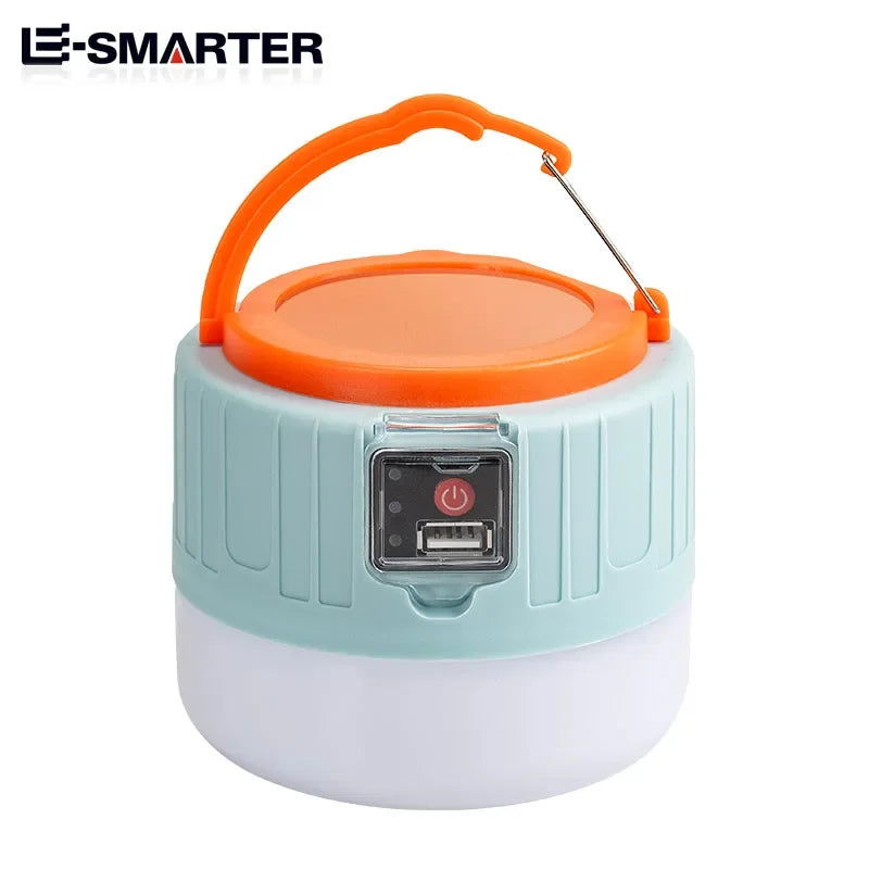 Outdoor Solar LED Camping Lights USB Rechargeable Tent Portable Lanterns Emergency Lights For Fishing Barbecue Camping Lighting - Slobuy