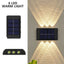 Outdoor Solar LED Wall Lights Waterproof Led Solar Lamp Up And Down Luminous Lighting For Garden Balcony Yard Street Decor Lamps - Slobuy