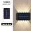 Outdoor Solar LED Wall Lights Waterproof Led Solar Lamp Up And Down Luminous Lighting For Garden Balcony Yard Street Decor Lamps - Slobuy