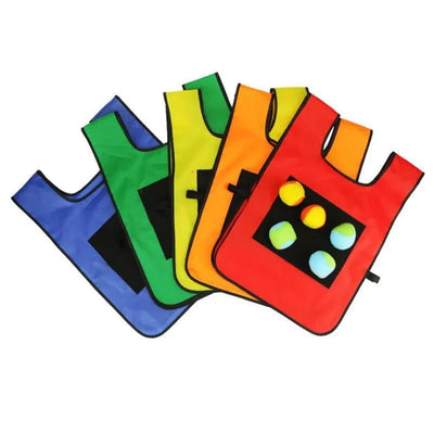 Outdoor Sport Game Props Vest Sticky Jersey Vest Game Vest Waistcoat With Sticky Ball Throwing Toys For Children Kids Sports Toy - Slobuy
