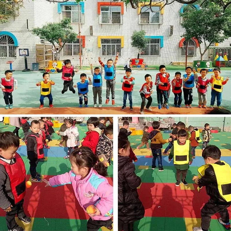 Outdoor Sport Game Props Vest Sticky Jersey Vest Game Vest Waistcoat With Sticky Ball Throwing Toys For Children Kids Sports Toy - Slobuy