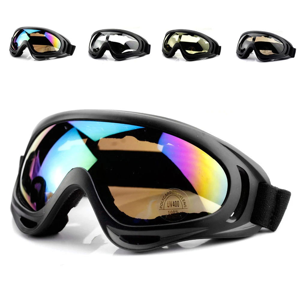 Outdoor Sport Windproof Face Mask Goggle Motorcycle Glasses Snowboard Eyewear Riding Motocross Summer UV Protection Sunglasses - Slobuy