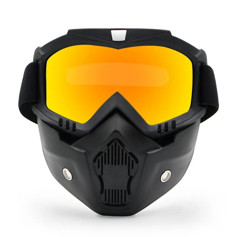 Outdoor Sport Windproof Face Mask Goggle Motorcycle Glasses Snowboard Eyewear Riding Motocross Summer UV Protection Sunglasses - Slobuy