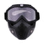 Outdoor Sport Windproof Face Mask Goggle Motorcycle Glasses Snowboard Eyewear Riding Motocross Summer UV Protection Sunglasses - Slobuy