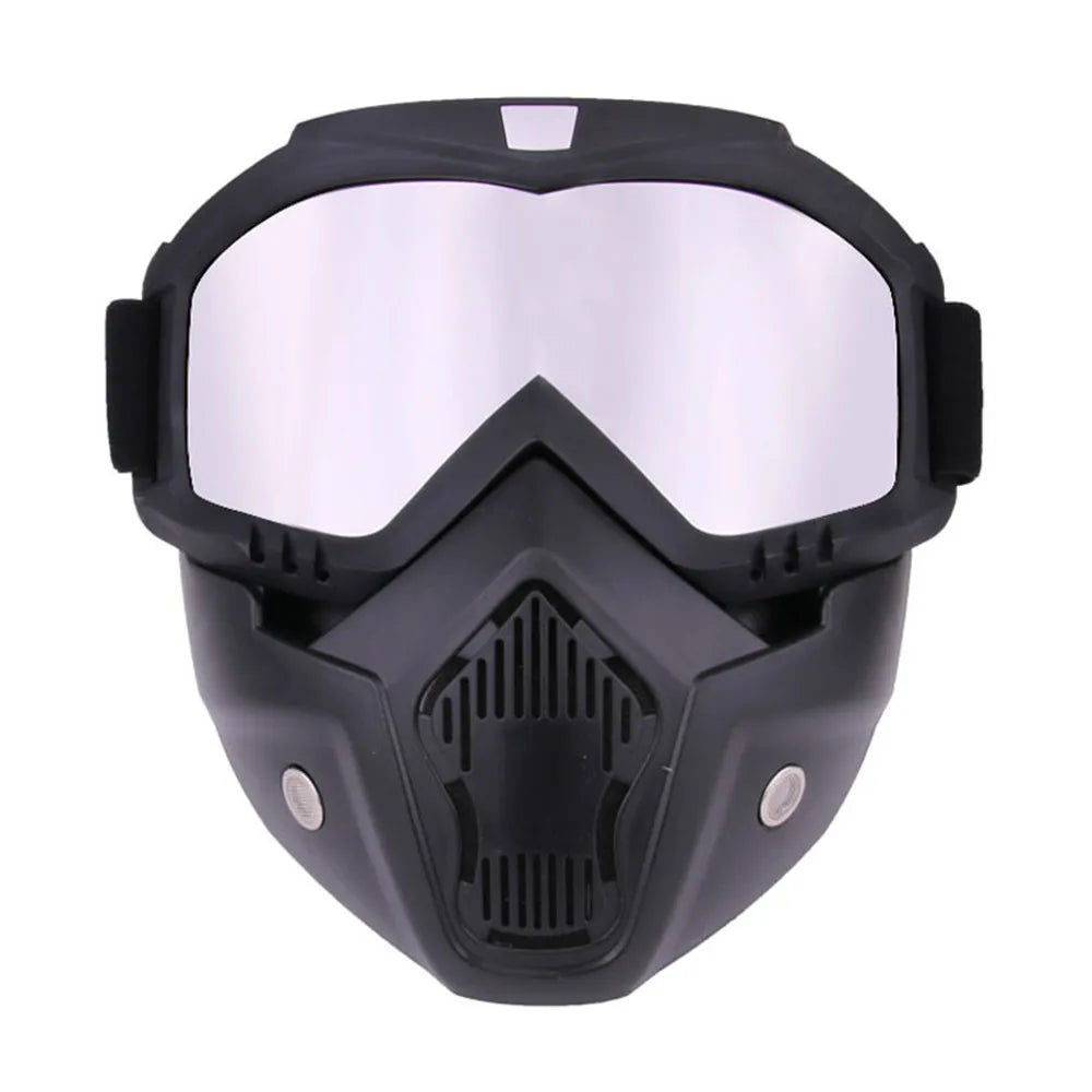 Outdoor Sport Windproof Face Mask Goggle Motorcycle Glasses Snowboard Eyewear Riding Motocross Summer UV Protection Sunglasses - Slobuy