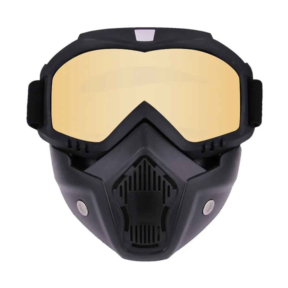 Outdoor Sport Windproof Face Mask Goggle Motorcycle Glasses Snowboard Eyewear Riding Motocross Summer UV Protection Sunglasses - Slobuy