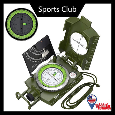 Outdoor Survival Gear Military Compass Camping Hiking Geological Compass Digital Compass Camping Navigation Equipment Gadgets - Slobuy