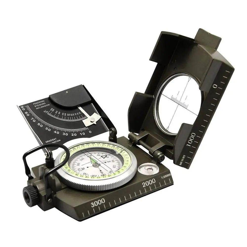 Outdoor Survival Gear Military Compass Camping Hiking Geological Compass Digital Compass Camping Navigation Equipment Gadgets - Slobuy