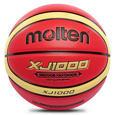 Molten XJ1000 Basketball Size 6, 7 Indoor/Outdoor Training Wear-Resistant PU Leather Basketball - Slobuy