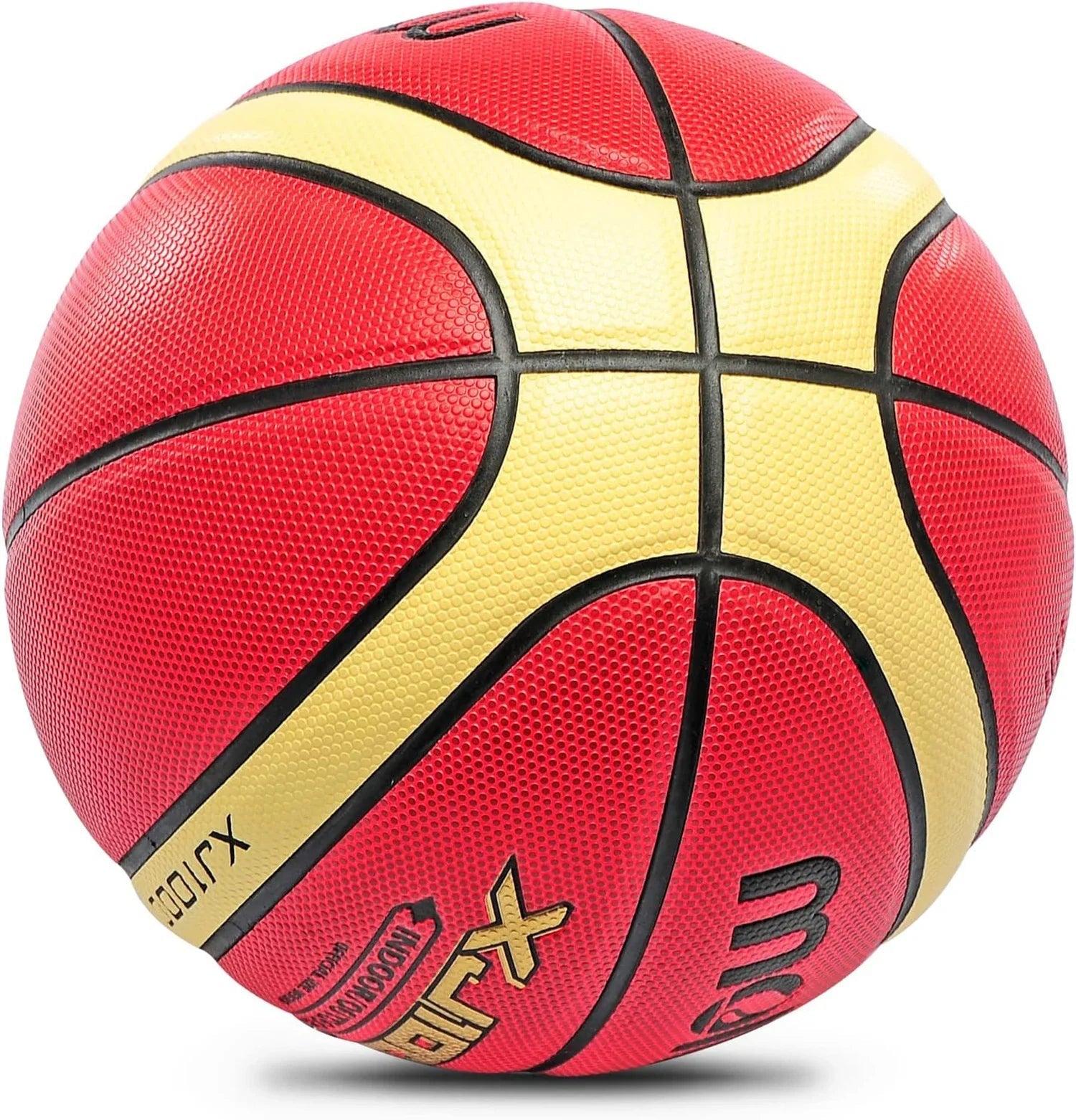Molten XJ1000 Basketball Size 6, 7 Indoor/Outdoor Training Wear-Resistant PU Leather Basketball - Slobuy