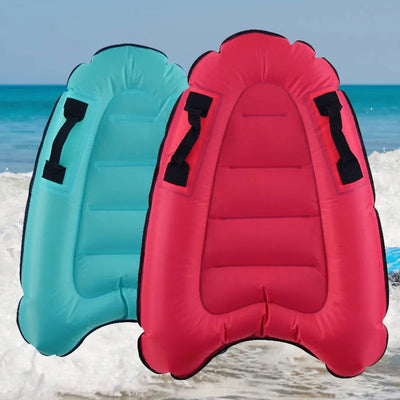 Outdoor inflatable surfboard portable bodyboard adult children swimming safe lightweight kickboard sea surfing wakeboard - Slobuy