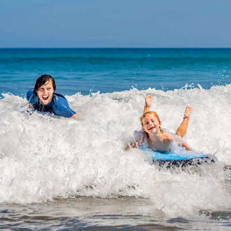 Outdoor inflatable surfboard portable bodyboard adult children swimming safe lightweight kickboard sea surfing wakeboard - Slobuy