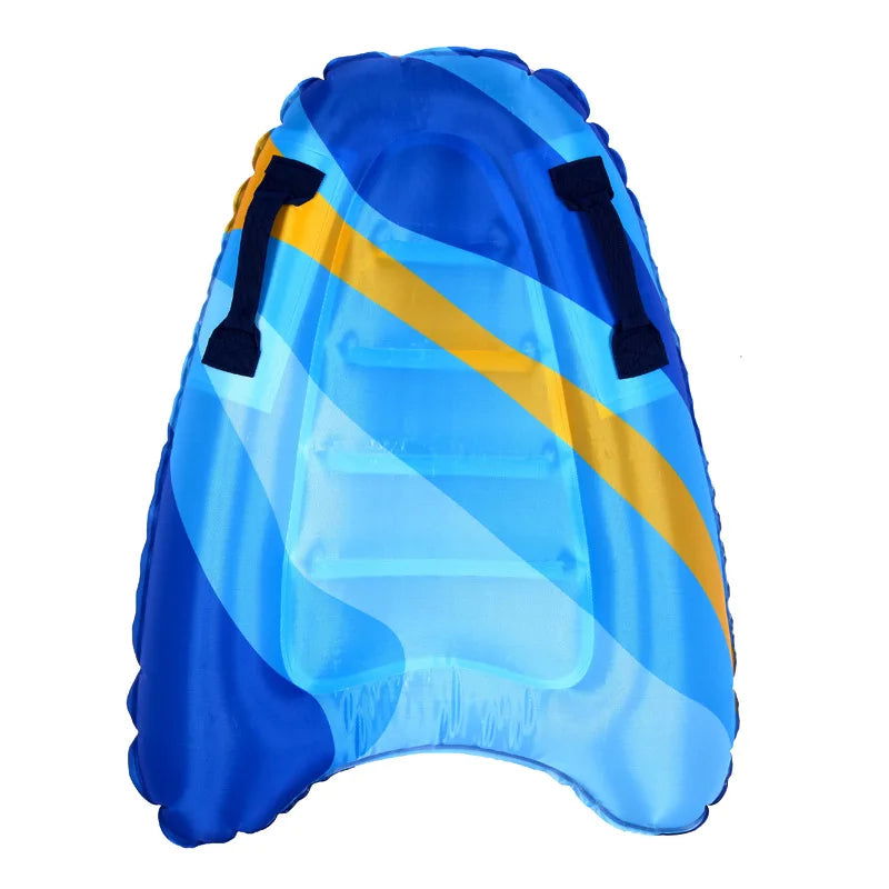 Outdoor inflatable surfboard portable bodyboard adult children swimming safe lightweight kickboard sea surfing wakeboard - Slobuy