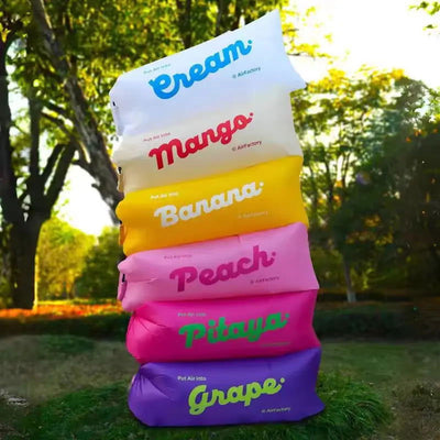 Outdoor portable lazy inflatable sofa Water beach Grassland park Air bed sofa toys inflatable chair Fast Infaltable Air Sofa - Slobuy