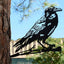 Metal Birds Yard Decor for Tree, Metal Raven/Owl,Steel Art, Garden Sculpture, Outdoor Decorations, Backyard Art, Silhouette Art - Slobuy