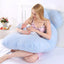PANGDUBE Pregnancy Pillow 130*70cm Sleeping Waist Pillow for Pregnant Women Nursing Pillow Breastfeeding Cushion for Women - Slobuy