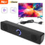 PC Soundbar Wired and Wireless Bluetooth Speaker USB Powered Soundbar for TV Pc Laptop Gaming Home Theater Surround Audio System - Slobuy