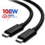 PD 100W USB C to USB Type-C Cable Fast Charge Data Cable For Huawei P30 Samsung Xiaomi Phone Data Line Quick Charge Accessories - Slobuy