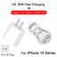 PD 30W Fast Charger For Apple iPhone 14 11 12 13 15 Pro Max Fast Charging Cable For iPhone 15 14 Plus Charger Phone Accessories - Slobuy