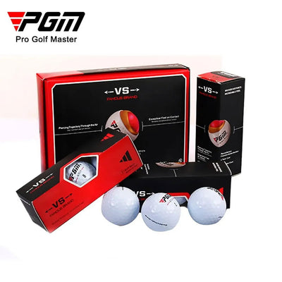 PGM Hardness Golf Practice Balls Outdoor Sport Driving Range Lightweight Synthetic Rubber Golf Three-Layer Competition Balls Set - Slobuy