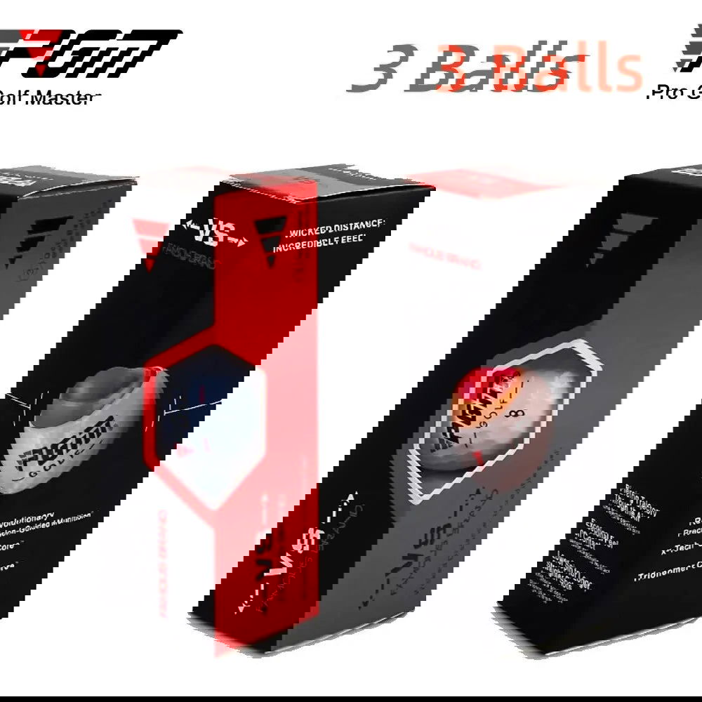 PGM Hardness Golf Practice Balls Outdoor Sport Driving Range Lightweight Synthetic Rubber Golf Three-Layer Competition Balls Set - Slobuy